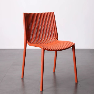 簡約北歐風條紋休閒椅